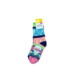 Solmate Socks Small Crew Multicolor Mismatched Eco Knit USA Made NWT